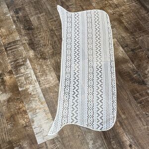 Robin Piccone White Crochet beach coverup